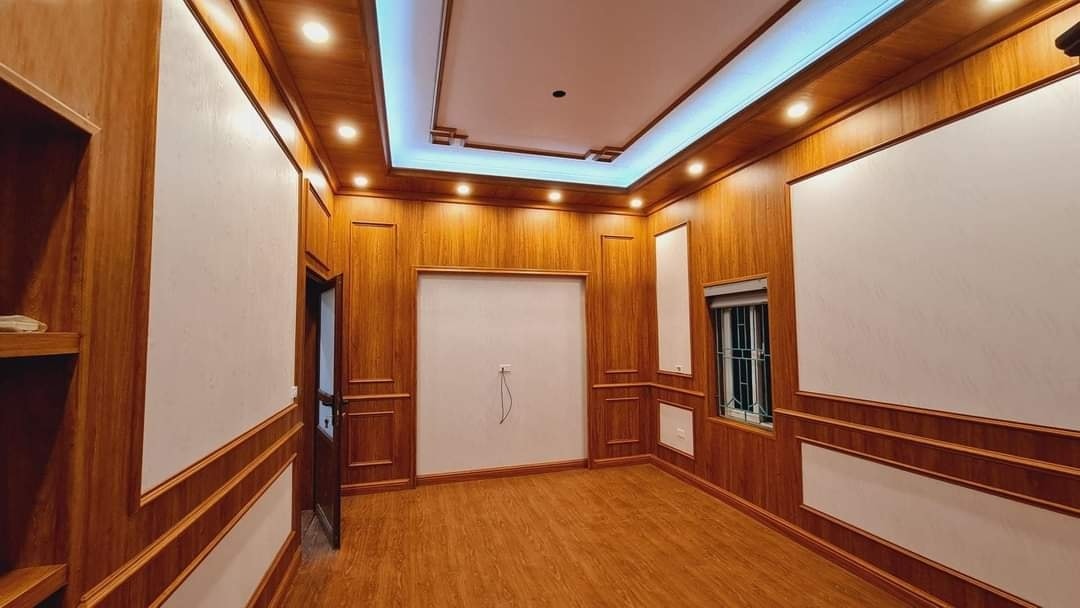 Tấm ốp PVC nano trang trí phòng khách tại Hải Phòng